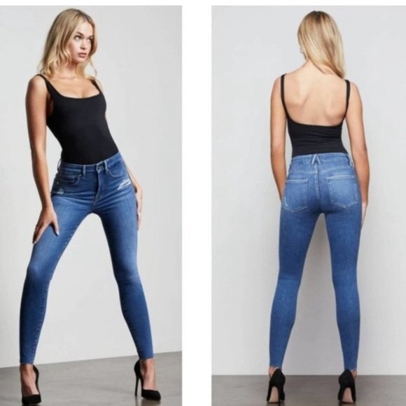 New‎ Good American Good Legs Zebra Pockets Size 00/24 - Picture 2 of 8